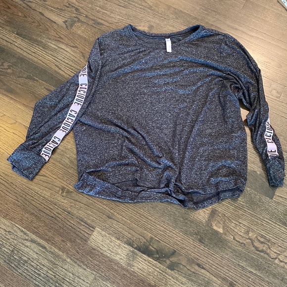 Cacique Tops - Cacique Sleep Shirt Gray Purple 14 16 EUC